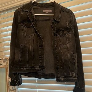 Black jean jacket